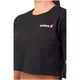 Dámsky voľný crop top Nebbia Minimalist Logo 600 - Cream