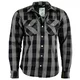 Moto košeľa BOS Lumberjack - Orange - grey-black