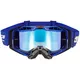 Motokrosové okuliare LS2 Aura Pro Black Blue irídiové sklo