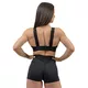 Dámske kompresné šortky s vysokým pásom Nebbia INTENSE Leg Day 832 - Black/Gold