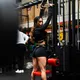 Dámske kompresné šortky s vysokým pásom Nebbia INTENSE Leg Day 832 - Black/Gold