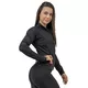 Dámska mikina na zips Nebbia INTENSE Warm-Up 833 - Black/Gold