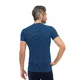 Pánske tričko Brubeck 3D Run PRO s krátkym rukávom - blue