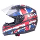 Moto prilba W-TEC V159 - Black Elementor Green