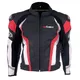 Pánska kožená moto bunda W-TEC Velocity - čierna-fluo