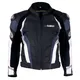 Pánska kožená moto bunda W-TEC Velocity - čierna-fluo