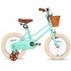 Detský bicykel Joystar Retro 16" s košíkom • 104-135 cm - fialová - mentolová