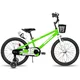 Detský bicykel Joystar Pluto 18" • 110-120 cm - zelená - zelená