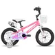 Detský bicykel Joystar Pluto 14" • 100-110 cm - fialová - ružová