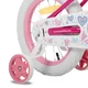 Detský bicykel Joystar Angel 14" s košíkom a kolieskami • 91-119 cm