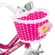 Detský bicykel Joystar Angel 14" s košíkom a kolieskami • 91-119 cm