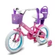 Detský bicykel Joystar Little Daisy 12" • 82-105 cm - svetlo ružová