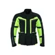 Pánska touringová moto bunda BOS Maximum - Gray - neon