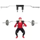 Olympijský hriadeľ na drepy inSPORTline Squabar 239,3cm/50mm 25,5kg, do 317kg, s objímkami