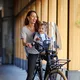 Predná sedačka na bicykel s upínacím adaptérom Urban Iki - Bincho čierna/Bincho čierna