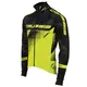 Pánská cyklistická bunda CRUSSIS čierna-fluo žltá - čierna-fluo žltá