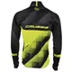 Pánská cyklistická bunda CRUSSIS čierna-fluo žltá - čierna-fluo žltá
