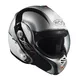 Preklápacia moto prilba ROOF Desmo Elico P/J - bielo-strieborná