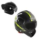 Preklápacia moto prilba Roof Boxer V8 Suzuka P/J - čierno-zelená - čierno-zelená