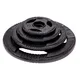 Liatinové olympijské kotúče inSPORTline Hamerton Black 50 mm 1,25-25 kg