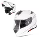 Výklopná prilba W-TEC Venero - Rosanero - Glossy White