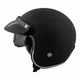 Moto prilba W-TEC YM-629SV so slnečnou clonou - čierna- lesk