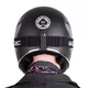 Moto prilba W-TEC Black Heart Retron s okuliarmi Dalhart - Angerwheel Silver