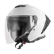 Moto prilba W-TEC Voltik - biela - biela