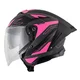 Moto prilba W-TEC Voltik Shockrose - ružová