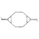 Hex olympijský hriadeľ inSPORTline Hexlif 140cm/50mm 21,8kg, do 200kg, s objímkami