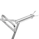 Hex olympijský hriadeľ inSPORTline Hexlif 140cm/50mm 21,8kg, do 200kg, s objímkami
