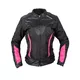 Dámska moto bunda W-TEC Durmana - čierno-ružová - čierno-ružová