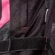 Dámska moto bunda W-TEC Durmana - čierno-ružová