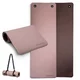 Podložka na cvičenie inSPORTline Kikami 180x61x0,8 cm - bamboo beige-hnedá - bamboo beige-hnedá