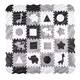 Penové puzzle s ohrádkou inSPORTline Trastino 30,5x30,5x1 cm, 36ks