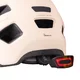 Detská cyklo prilba s LED svetlom ISL Lumitto - Blush Pink