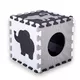 Penové puzzle s ohrádkou inSPORTline Trastino 30,5x30,5x1 cm, 36ks
