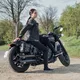 Dámske moto legíny W-TEC Noposum s aramidom - čierna