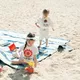 Pikniková deka inSPORTline Livetino 300x200 cm - ibišteková noc