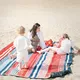 Pikniková deka inSPORTline Livetino 300x200 cm - ibišteková noc