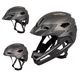Junior downhill prilba W-TEC Estreito - Matt Metal - Magic Matt Black