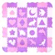 Penové puzzle s ohrádkou inSPORTline Burgino 30,5x30,5x1 cm, 36ks