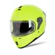 Cestovná prilba W-TEC Buenaventa - šedá lesk - fluo žltá lesk