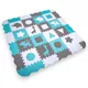 Penové puzzle s ohrádkou inSPORTline Smarfino 30,5x30,5x1 cm, 36ks