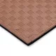 Puzzle tatami podložka inSPORTline Sazegul 100x100x2 cm - mocha mousse-čierna, vzor 5 prúžkov