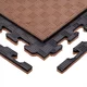 Puzzle tatami podložka inSPORTline Sazegul 100x100x2 cm - mocha mousse-čierna, vzor 5 prúžkov - mocha mousse-čierna, vzor 5 prúžkov