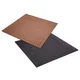 Puzzle tatami podložka inSPORTline Sazegul 100x100x2 cm - mocha mousse-čierna, vzor 5 prúžkov