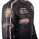 Pánska kožená moto bunda W-TEC Sheawen Vintage