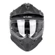 Moto prilba W-TEC Valso - 2.akosť - čierna