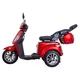 Elektrický trojkolesový vozík inSPORTline Zorica Deluxe s elektromagnetickou brzdou - vínová